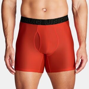 UNDER ARMOUR UA Performance Tech 6 inch Boxerjock - RED SOLSTICE/BLACK